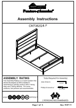 Preview for 1 page of Furniture of America Rexburg CM7382CK Assembly Instructions Manual