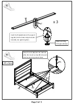 Preview for 5 page of Furniture of America Rexburg CM7382CK Assembly Instructions Manual