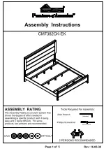 Preview for 6 page of Furniture of America Rexburg CM7382CK Assembly Instructions Manual