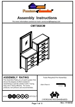 Preview for 1 page of Furniture of America Rexburg CM7382CM Assembly Instructions