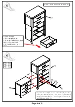 Preview for 4 page of Furniture of America Rexburg CM7382CM Assembly Instructions