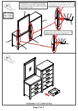 Preview for 5 page of Furniture of America Rexburg CM7382CM Assembly Instructions