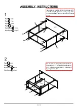 Preview for 9 page of Furniture of America Rianna FOA-BT8343 Assembly Instructions Manual