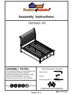 Furniture of America Ribeira CM7252CK Assembly Instructions Manual preview