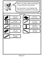 Preview for 9 page of Furniture of America Ribeira CM7252CK Assembly Instructions Manual