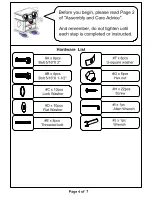 Preview for 10 page of Furniture of America Ribeira CM7252CK Assembly Instructions Manual