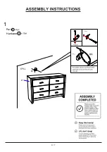 Preview for 6 page of Furniture of America Roanne FOA7927D Assembly Instructions Manual