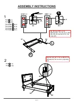 Preview for 6 page of Furniture of America Roanne FOA7927T Assembly Instructions Manual