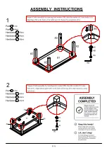 Preview for 6 page of Furniture of America Rosetta CM4187C Assembly Instructions Manual