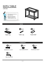 Preview for 5 page of Furniture of America Rosetta CM4187S Assembly Instructions Manual