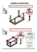 Preview for 6 page of Furniture of America Rosetta CM4187S Assembly Instructions Manual