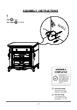 Preview for 6 page of Furniture of America Rosewood CM7183N Assembly Instructions Manual