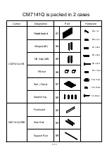 Preview for 6 page of Furniture of America Ryleigh CM7141Q Assembly Instructions Manual