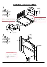 Preview for 9 page of Furniture of America Ryleigh CM7141Q Assembly Instructions Manual