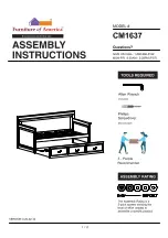 Furniture of America Sahara CM1637 Assembly Instructions Manual preview