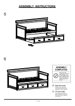 Предварительный просмотр 11 страницы Furniture of America Sahara CM1637 Assembly Instructions Manual