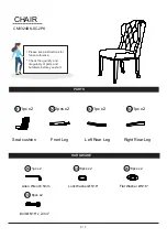 Preview for 5 page of Furniture of America Sania I CM3324BK-SC-2PK Assembly Instructions Manual