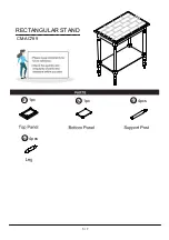 Preview for 5 page of Furniture of America Santa Clarita CM-AC789 Assembly Instructions Manual