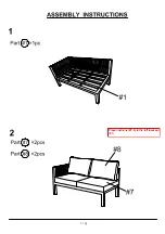 Preview for 7 page of Furniture of America Sasha CM-OS2138 Assembly Instructions Manual