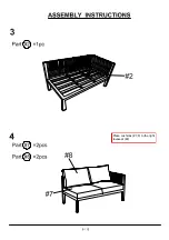 Preview for 8 page of Furniture of America Sasha CM-OS2138 Assembly Instructions Manual