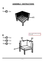 Preview for 9 page of Furniture of America Sasha CM-OS2138 Assembly Instructions Manual