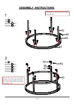 Preview for 6 page of Furniture of America Shauna CM4354C Assembly Instructions Manual