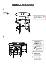 Preview for 8 page of Furniture of America Shauna CM4354C Assembly Instructions Manual