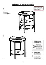 Preview for 7 page of Furniture of America Shauna CM4354E Assembly Instructions Manual