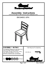 Furniture of America Signe CM3346SC-2PK Assembly Instructions preview