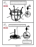 Предварительный просмотр 5 страницы Furniture of America Silvia CM3803PC-2PK Assembly Instructions Manual