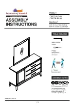 Furniture of America Snyder CM7782D-M Assembly Instructions Manual preview