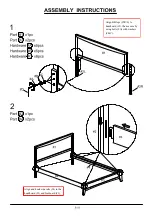 Предварительный просмотр 8 страницы Furniture of America Snyder CM7782EK Assembly Instructions Manual