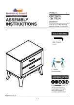 Furniture of America Snyder CM7792N Assembly Instructions Manual preview