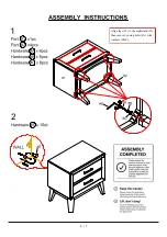 Preview for 6 page of Furniture of America Snyder CM7792N Assembly Instructions Manual