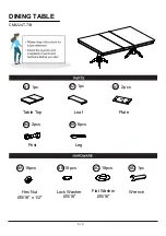 Preview for 5 page of Furniture of America St. Nicholas CM3224T Assembly Instructions Manual