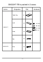 Preview for 7 page of Furniture of America St. Nicholas CM3224T Assembly Instructions Manual