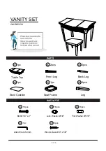 Preview for 5 page of Furniture of America Stina CM-DK5239 Assembly Instructions Manual