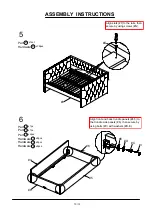 Preview for 10 page of Furniture of America Susanna CM1739 Assembly Instructions Manual