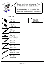 Preview for 3 page of Furniture of America Suzanne CM1028-Q Assembling Instructions