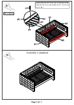 Preview for 7 page of Furniture of America Suzanne CM1028-Q Assembling Instructions