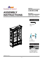 Preview for 1 page of Furniture of America Sylvana CM3453HB Assembly Instructions Manual