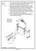 Preview for 5 page of Furniture of America Syracuse CM7129D Assembly Instructions