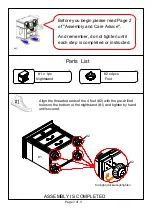 Preview for 3 page of Furniture of America Syracuse CM7129N Assembly Instructions