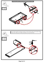 Preview for 5 page of Furniture of America TAMI CM-DK6384CD Assembly Instructions Manual