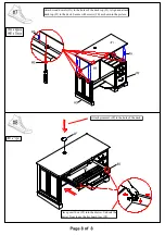 Preview for 8 page of Furniture of America TAMI CM-DK6384CD Assembly Instructions Manual