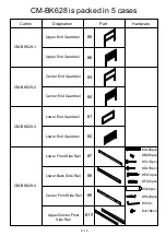 Preview for 8 page of Furniture of America Therese CM-BK628 Assembly Instructions Manual