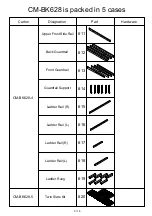 Preview for 9 page of Furniture of America Therese CM-BK628 Assembly Instructions Manual