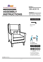 Furniture of America Tomar CM-AC6115 Assembly Instructions Manual preview