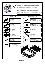 Preview for 3 page of Furniture of America Torino CM7543EK Assembly Instructions Manual