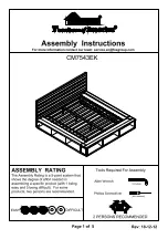 Preview for 12 page of Furniture of America Torino CM7543EK Assembly Instructions Manual